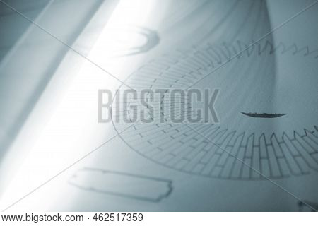 3d Printer Printing Process. High-speed Printing Of An Object On A 3d Printer From Powder Close-up. 