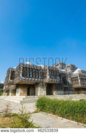 Pristina, Kosovo - June 2022 - National Library Of Kosovo In Pristina. The Library Is One Of The Mos