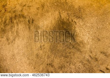 Old Drumhead Cloth Brown Surface Texture Background