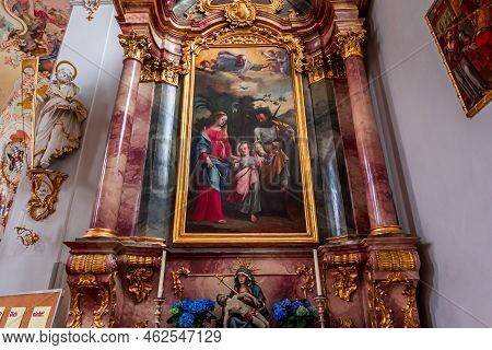 Schongau Church Interiors, Bavaria, Germany