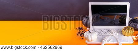 Halloween Office Laptop Background