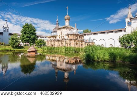View Of The Church Of The Icon Of The Mother Of God Hodegetria In The Rostov Kremlin, Russia.