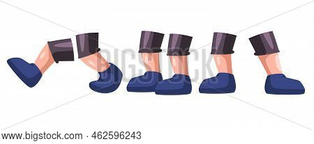 Foot Set Graphic Shoe Leg Feet Isolated Object Graphic Illustration