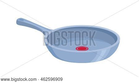 Frying Pan Icon. Kitchen Utensils, Cooks Equipment For Cooking. Nonstick Coating. Sticker For Social
