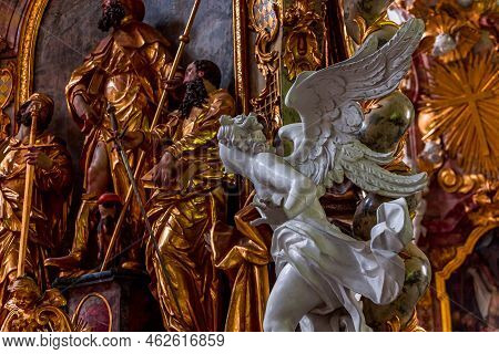 Rottenbuch Abbey Interiors, Bavaria, Germany