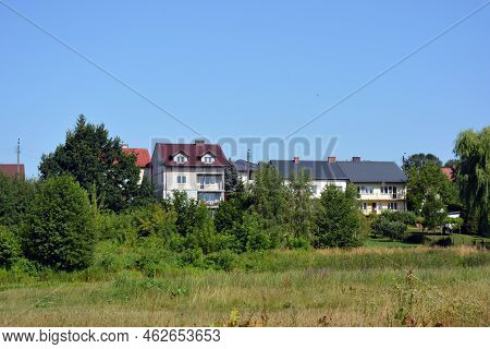 Bright, Doll-like, Stylish Houses, Private Buildings Are Located Around The Amazing Nature, The Bug 