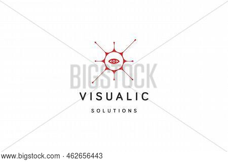 Vector Template Visualic Solutions Logo Design Project