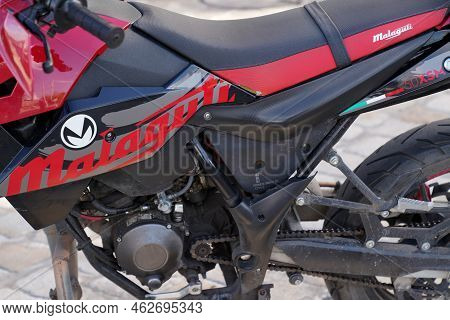 Bordeaux , Aquitaine  France - 09 27 2022 : Malaguti Logo Brand And Text Sign Chinese Motorcycle Fro