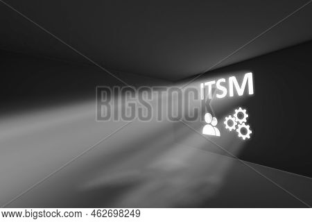Itsm Rays Volume Light Concept 3d Illustration