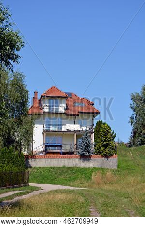 Bright, Doll-like, Stylish Houses, Private Buildings Are Located Around The Amazing Nature, The Bug 