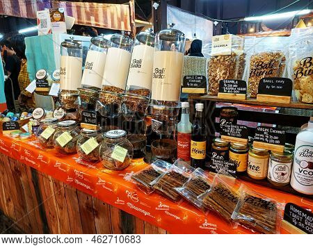 North Jakarta, Indonesia - September 24, 2022: Various Cofee Drink Products From Bali That Are Sold 