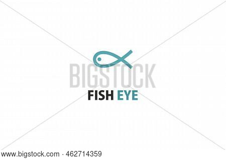 Fish And Eye Combination Template Logo Design Solution