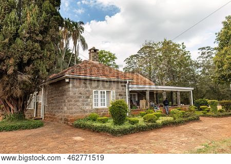 Nairobi - Kenya - 27 September 2019: View Of The House Of Karen Blixen In Nairobi, Kenya. The Subjec