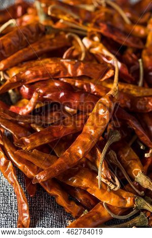 Dry Red Organic Chile De Arbol Peppers
