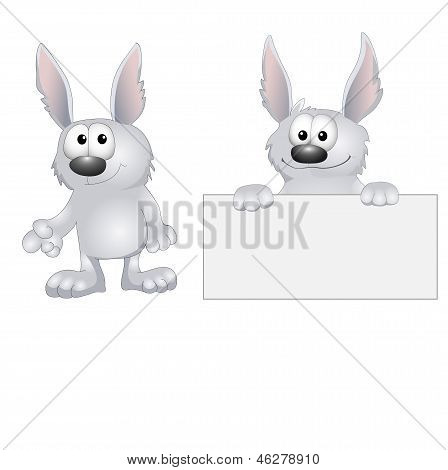 Funny Cartoon králíků