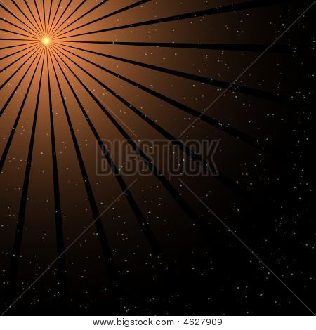 Raggio di luce - sfondo stella