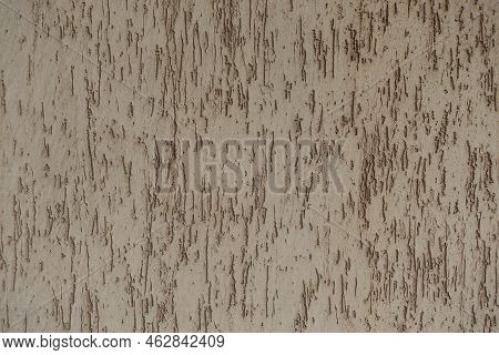 Surface Of Beige Wall With Stucco Worm Finish
