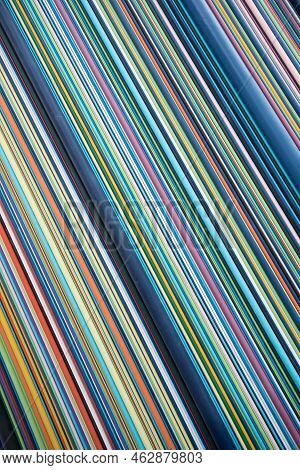 Background With Colorful Pattern. Diagonal Stripes. Europe