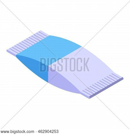 Packet Icon Isometric Vector. Snack Pack. Bag Package