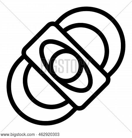 Cigar Cutter Icon Outline Vector. Smoke Filter. Nicotine Pipe