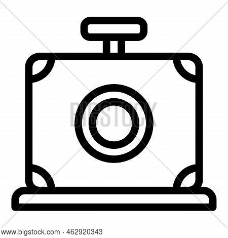 Table Cigar Cutter Icon Outline Vector. Cigarette Tobacco. Leaf Drink