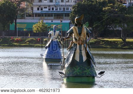 Orixa Sculpture On The Tororo Dike