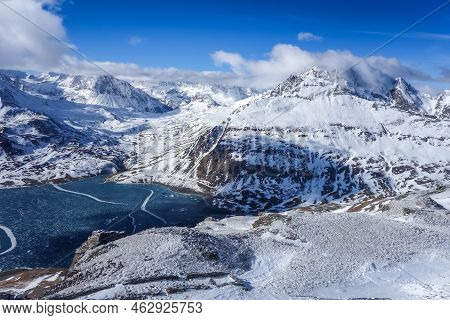 Mont-cenis Lake In The Vanoise Park, France
