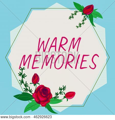 Conceptual Caption Warm Memories. Internet Concept Reminiscing The Unforgettable Collection Of Past 