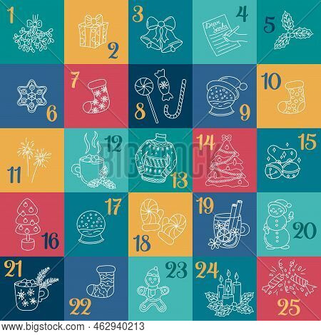 Advent Calendar. Vector & Photo (Free Trial) | Bigstock