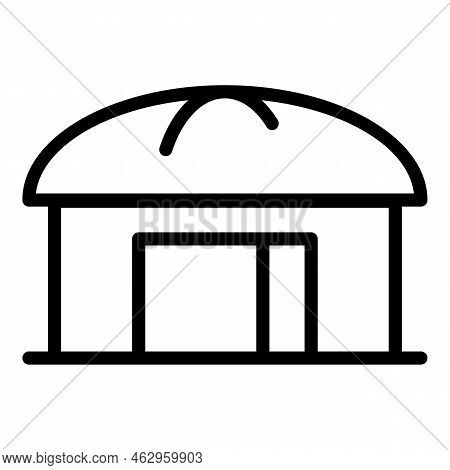 Jakarta House Icon Outline Vector. Indonesia City. Cityscape Travel