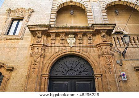 Palácio de Villani. Presicce. Puglia. Itália.