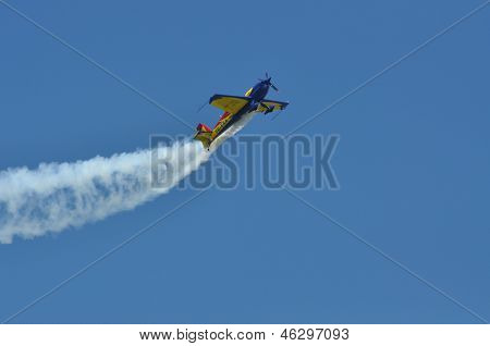 Samolot lotu podczas air show