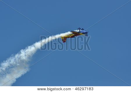 Samolot lotu podczas air show