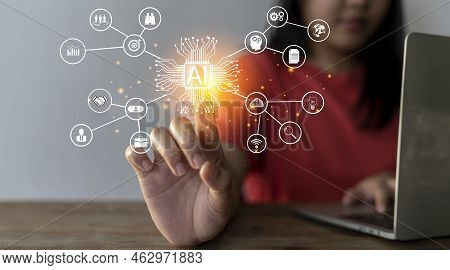 Digital Transformation Technology Strategy, Iot, Internet Of Things. Transformation Of Ideas And The