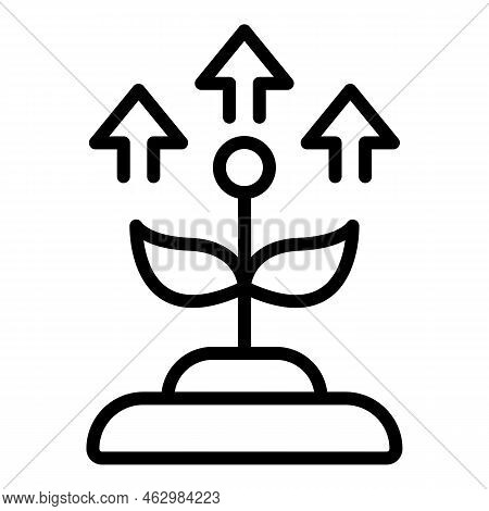 Grow Expert Icon Outline Vector. Business Team. Success Goal