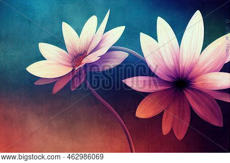 Defocused Abstract Background Of Flower At Benteng