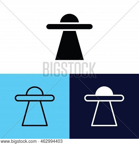 Illustration Vector And Logo Ufo Alien. Sign From Modern Collection For Mobile Concept And Web Apps 