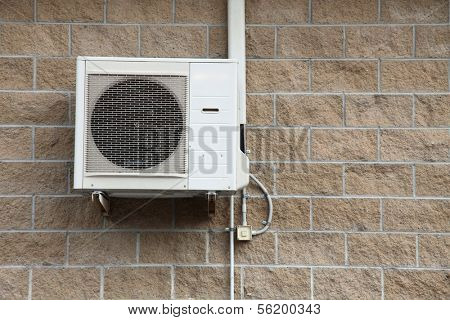 air conditioning system outside a building