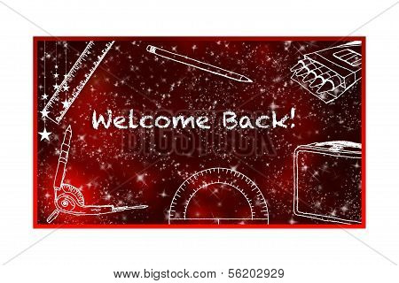 Welcome Back Board