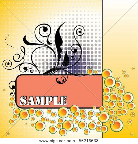 floral background - vector