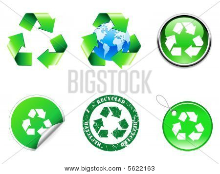 Recyklujte symboly.