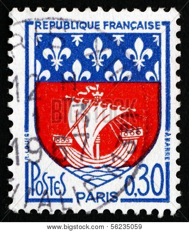Postage Stamp France 1965 Arms Of Paris
