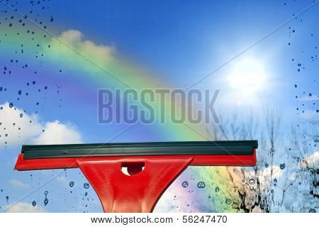 Cleaning the window