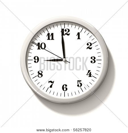 Classic clock. 3d illustation