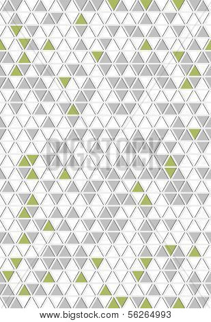 The abstract triangle background