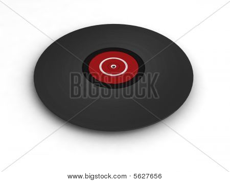 Disco de vinil de dimensão três