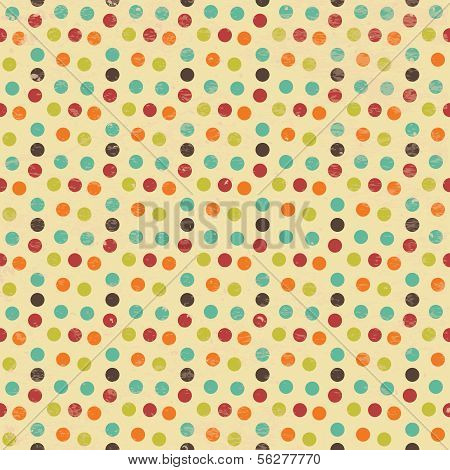 Seamless Geometric Circles Background Pattern