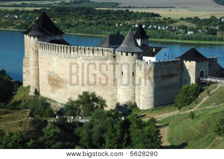 Stary twierdza w Hotyn, Ukraina
