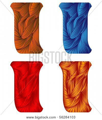 bizarre doodle letter