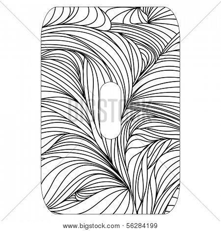 isolated bizarre typescript letter